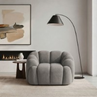 Fotoliu Atelier Del Sofa Octavio Grey imaginea #2 — magazin online Desire.md