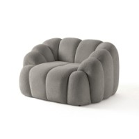 Fotoliu Atelier Del Sofa Octavio Grey imaginea #3 — magazin online Desire.md