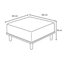 Fotoliu moale Atelier Del Sofa Pia Orange imaginea #4 — magazin online Desire.md