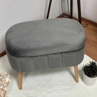 Пуф Atelier Del Sofa Mini Oslo Anthracite фото №2 — интернет-магазин Desire.md