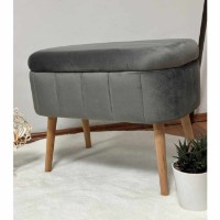 Пуф Atelier Del Sofa Mini Oslo Anthracite фото №3 — интернет-магазин Desire.md