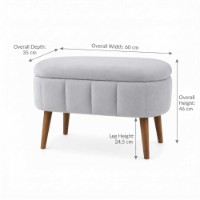 Fotoliu moale Atelier Del Sofa Mini Oslo Grey imaginea #4 — magazin online Desire.md