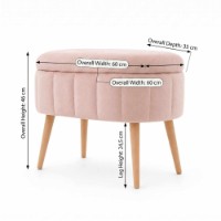 Fotoliu moale Atelier Del Sofa Mini Oslo Pink imaginea #5 — magazin online Desire.md