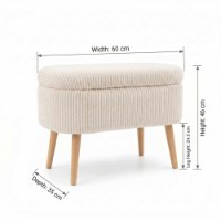 Fotoliu moale Atelier Del Sofa Mini Oslo Linen Cream imaginea #5 — magazin online Desire.md
