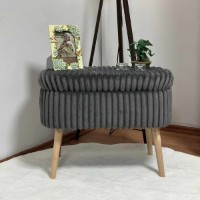 Fotoliu moale Atelier Del Sofa Mini Oslo Linen Anthracite