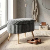 Fotoliu moale Atelier Del Sofa Mini Oslo Linen Anthracite imaginea #2 — magazin online Desire.md