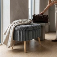 Fotoliu moale Atelier Del Sofa Mini Oslo Linen Anthracite imaginea #5 — magazin online Desire.md