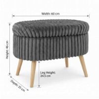 Fotoliu moale Atelier Del Sofa Mini Oslo Linen Anthracite imaginea #7 — magazin online Desire.md