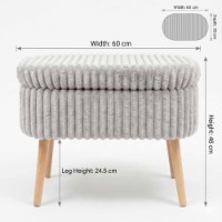 Fotoliu moale Atelier Del Sofa Mini Oslo Linen Grey imaginea #5 — magazin online Desire.md