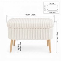 Пуф Atelier Del Sofa Mini Oslo Linen Toscano Cream фото №5 — интернет-магазин Desire.md
