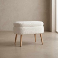 Пуф Atelier Del Sofa Mini Oslo White фото №6 — интернет-магазин Desire.md