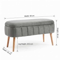 Пуф Atelier Del Sofa Oslo Babyface Anthracite фото №2 — интернет-магазин Desire.md