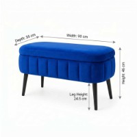 Fotoliu moale Atelier Del Sofa Oslo Babyface Sax Blue imaginea #4 — magazin online Desire.md