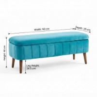 Fotoliu moale Atelier Del Sofa Oslo Babyface Turquoise imaginea #3 — magazin online Desire.md