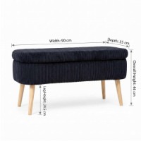 Fotoliu moale Atelier Del Sofa Oslo Linen Black imaginea #5 — magazin online Desire.md