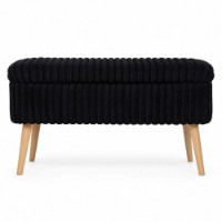 Fotoliu moale Atelier Del Sofa Oslo Linen Toscano Black imaginea #3 — magazin online Desire.md