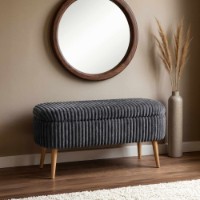 Fotoliu moale Atelier Del Sofa Oslo Linen Toscano Anthracite