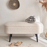 Пуф Atelier Del Sofa Oslo Wellsoft White Black фото №3 — интернет-магазин Desire.md