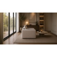 Fotoliu Atelier Del Sofa Mono Lily Ecru imaginea #3 — magazin online Desire.md