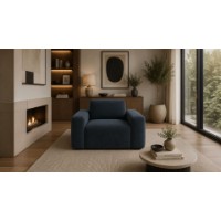 Fotoliu Atelier Del Sofa Mono Lily Petrol Blue imaginea #2 — magazin online Desire.md