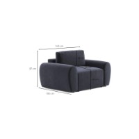 Кресло Atelier Del Sofa Mono P Petrol Blue фото №10 — интернет-магазин Desire.md