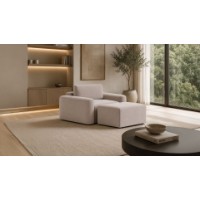 Fotoliu moale Atelier Del Sofa Mono Cream imaginea #7 — magazin online Desire.md