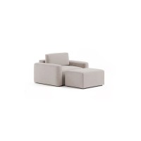 Fotoliu moale Atelier Del Sofa Mono Cream imaginea #3 — magazin online Desire.md