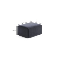 Fotoliu moale Atelier Del Sofa Mono Petrol Blue imaginea #8 — magazin online Desire.md