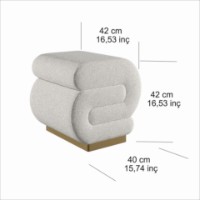 Fotoliu moale Atelier Del Sofa Sally v2 Cream imaginea #5 — magazin online Desire.md