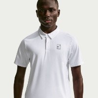 Polo Nike Court Advantage Dri-FIT Tennis White/Black, s.L imaginea #2 — magazin online Desire.md