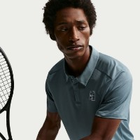 Polo Nike Court Advantage Dri-FIT Tennis Mineral Slate/White, s.M imaginea #5 — magazin online Desire.md