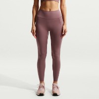 Jambiere damă Nike Universa High-Waisted 7|8 Tattoo/Burgundy Crush, s.M