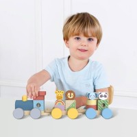 Cuburi Tooky Toy Stacking Train (TJ002) imaginea #5 — magazin online Desire.md