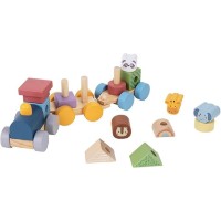 Cuburi Tooky Toy Stacking Train (TJ002) imaginea #6 — magazin online Desire.md