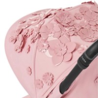Carucior Cybex Coya Matt Black FE Simply Flowers Pink imaginea #2 — magazin online Desire.md