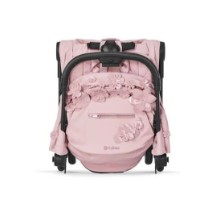 Carucior Cybex Coya Matt Black FE Simply Flowers Pink imaginea #5 — magazin online Desire.md