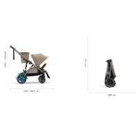 Carucior Cybex e-Gazelle S TPE Almond Beige (524000547) imaginea #10 — magazin online Desire.md