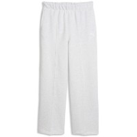 Женские спортивные штаны Puma Ess Relaxed Slouchy Pintuck White Glow Heather, s.140