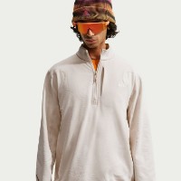 Hanorac pentru bărbați Nike ACG Wolf Grid Therma-FIT 1|2 Light Orewood Brown/Cream II/Light Crimson/Summit White, s.M imaginea #4 — magazin online Desire.md
