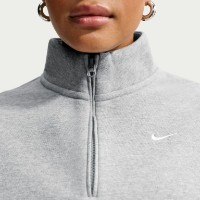 Женская толстовка Nike Studio Fleece Medium Weight Dark Grey Heather/Sail, s.M фото №5 — интернет-магазин Desire.md