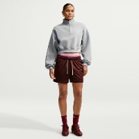 Женская толстовка Nike Studio Fleece Medium Weight Dark Grey Heather/Sail, s.S фото №3 — интернет-магазин Desire.md