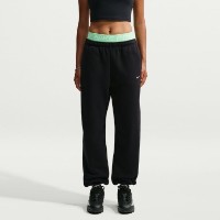 Женские спортивные штаны Nike Studio Fleece Medium Weight Total Black/Sail, s.L