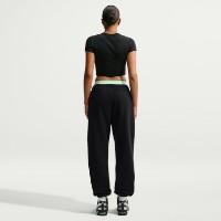 Pantaloni spotivi de dame Nike Studio Fleece Medium Weight Total Black/Sail, s.M imaginea #4 — magazin online Desire.md