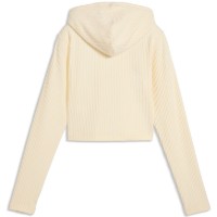 Hanorac damă Puma Ess Ribbed Full-Zip Soft Touch Buttercream Heather, s.XS imaginea #2 — magazin online Desire.md