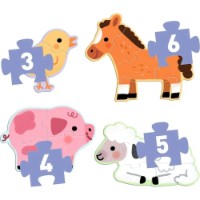 Puzzle Djeco Farm (DJ07153) imaginea #2 — magazin online Desire.md