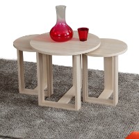 Set măsuţe cafea Hanah Home Mira Oak