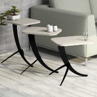 Set măsuţe cafea Hanah Home Pion Cream imaginea #2 — magazin online Desire.md