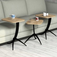 Set măsuţe cafea Hanah Home Pion Oak imaginea #3 — magazin online Desire.md
