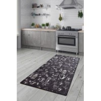 Covor Conceptum Hypnose Cappuccino Black 0.80x3.00m