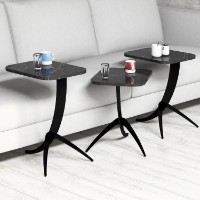 Set măsuţe cafea Hanah Home Pion Black Marble imaginea #3 — magazin online Desire.md